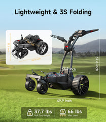 NAVEE Birdie 3 & Birdie 3X Electric Golf Push Cart