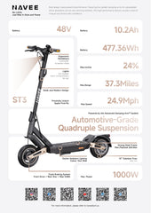 NAVEE ST3 Electric Scooter