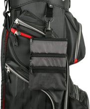 Load image into Gallery viewer, Golf Accessory Pouch - Multi Pocket Clip Zipper with Hook to Bag/Golf Accessories Durable Nylon Holder
