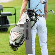 Charger l\&#39;image dans la visionneuse de la galerie, Mobilecaddy Serviette de golf en microfibre à trois plis pour sac de golf avec clip
